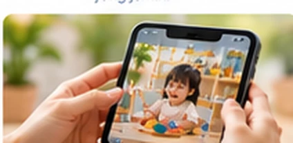 Orang tua menggunakan smartphone